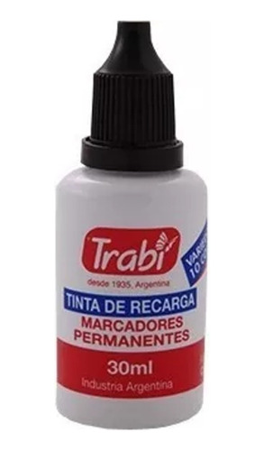 Tinta Para Recarga Marcadores Permanentes Trabi V. Colores