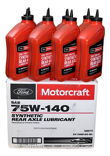 6 Pz Sae 75w-140 Synthetic Rear Axle