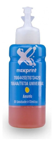 Refil De Tinta Maxprint T664a / T673a Amarelo 100ml