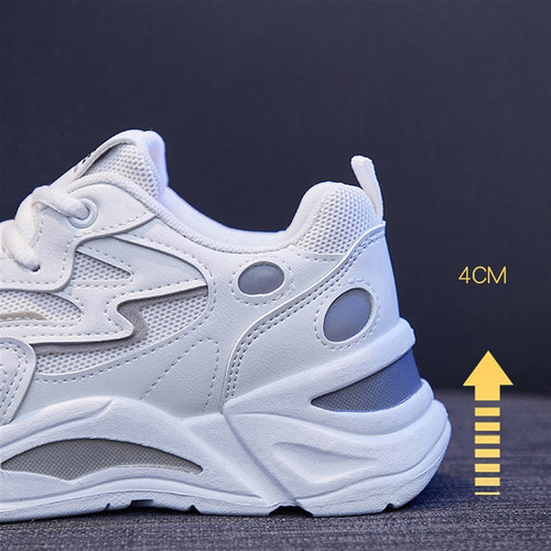 Zapatos De Tenis Cómodos Con Plataforma Informal Para Mujer