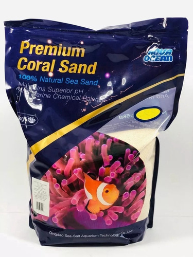 Aqua Ocean Substrato P/ Marinho Coral Sand (0,5-2mm) 1# 10kg