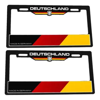 Portaplacas Premium Deutschland Made In Germany 2 Piezas