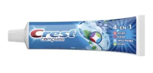 6 Pack Pasta Dental Crest Complete 4 En 1 Menta Suave 100ml