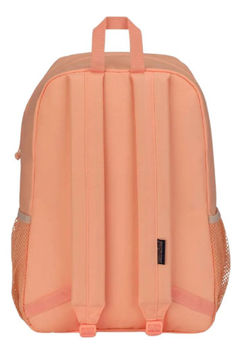 Mochila Jansport Doubleton Naranja Js0a7znyz72 Diseño De La Tela Lisa