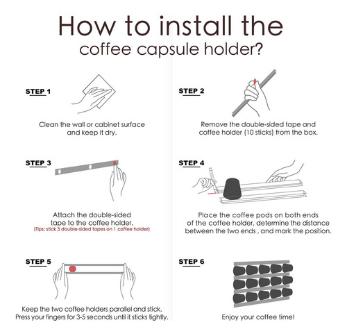 Soporte Para Cápsulas De Café Nespresso, Soporte Para Taza