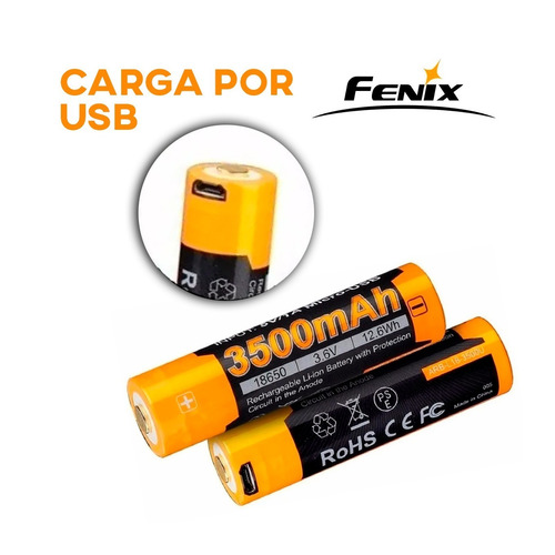Imagen 2 de 4 de Fenix Rechargeable ARB-L18-3500U 18650 Cilíndrica