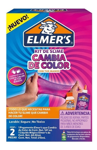 Elmers Kit De Slime Cambia De Color