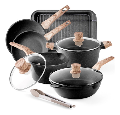 Juegos De Utensilios De Cocina Caannasweis De Aluminio, 10 P