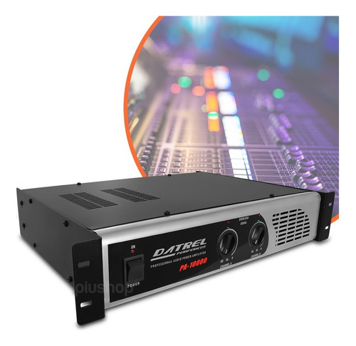 Amplificador Potencia Datrel Pa10.000 1000 Wrms
