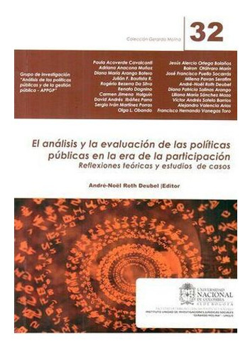Libro El Analisis Y La Evaluacion De Las Politicas Publicas