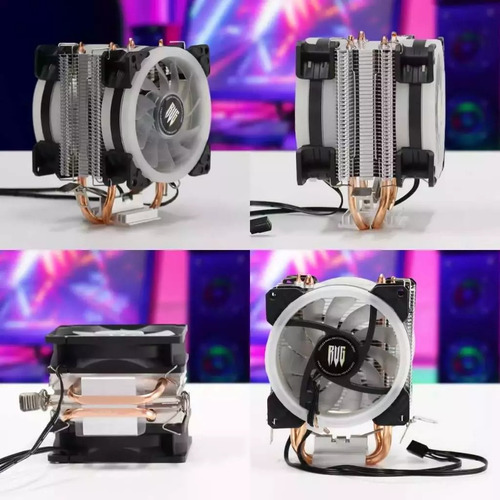 Cooler Cpu Ryzen Am4 Am5 Intel Lga 775 115x 1200 1700 2011 Led Rgb