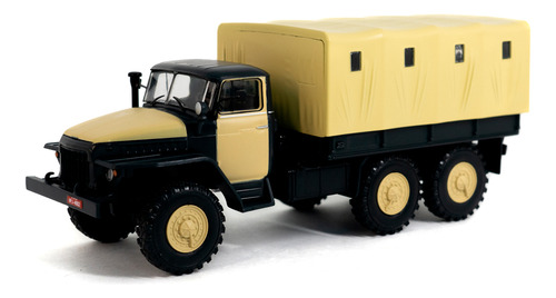 Miniatura Caminhão Ural 4320 - Canvas Militar Ed 72 Cor Verde