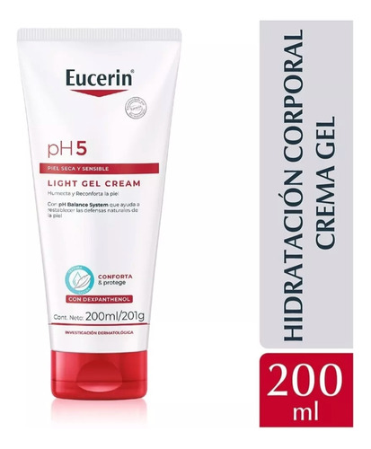 Eucerin Ph5 Light Gel Cream Corporal Para Piel Seca Sensible