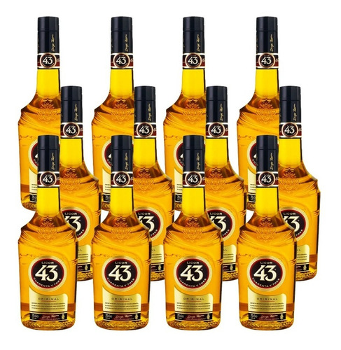 Caja De 12 Licor 43 Hierbas 700 Ml