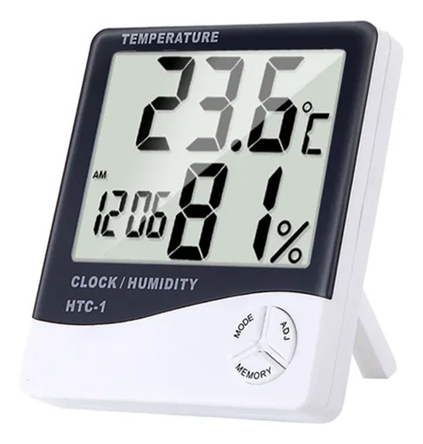 Reloj Digital Con Sensor De Temperatura