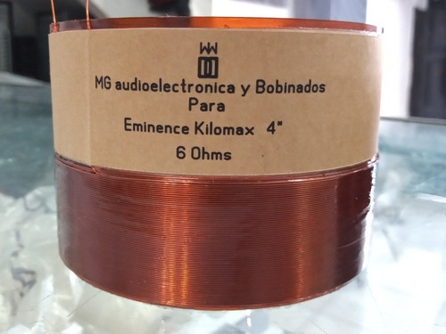 Bobina Para Eminence Kilomax 4 Pulgadas 6 Ohms En Kapton