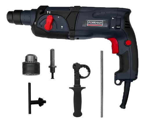 Combo Rotomartillo + Esmeriladora + Taladro Fo2470 Foreman A