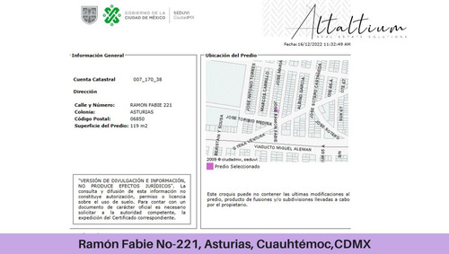 Venta De Casa Ramon Fabie No.221, Asturias, Cuauhtémoc, Cdmx Pma26-di