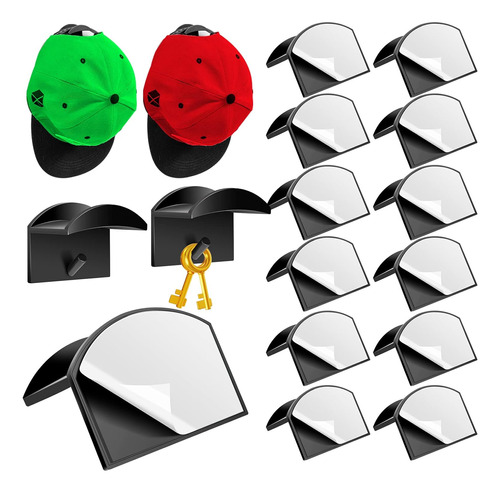 16 Piezas Ganchos Sombreros De Pared, Diseño Minimalis...