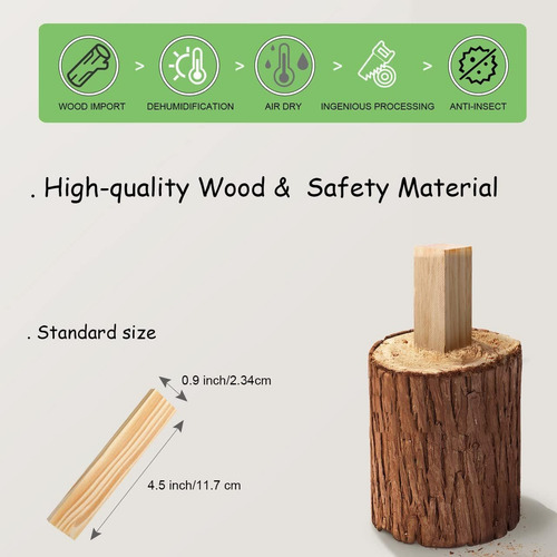 Juego De Bloques De Construcción De Madera De 100 Piezas