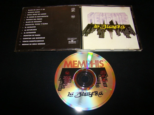 Menphis La Blusera Idem 1ra Ed Usa 1993 Cd Nm+ Rca Unico