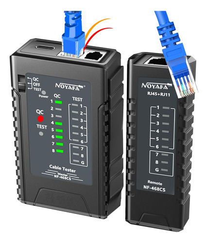 Probador Cable Red Poe Test Utp Stp Continuidad Ethernet