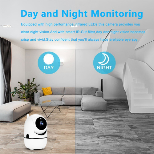 Camara De Seguridad Wifi Inalambrica Vision Nocturna 1080p