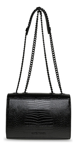 Bolsa Bcala-c Steve Madden Mujer Acabado De Los Herrajes Negro Color Negro Color De La Correa De Hombro Negro Diseño De La Tela Estampado En Croco