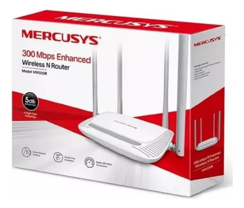 Router Inalámbrico N De 300mbps Mercusys Mw325r