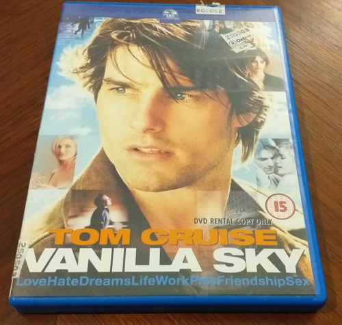 Vainilla Sky Dvd Zona 2 Tom Cruise No Español Ni Subtítulos 