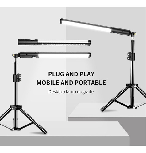 Rgb Led Handheld Luz Fotografia Luz De Vídeo Vara Varinha 7
