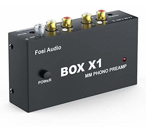 Preamplificador De Fono Fosi Audio Box X1 Para Tocadiscos Mm