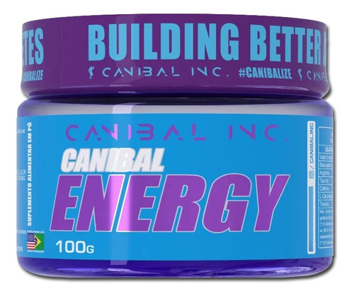 Pré Treino Canibal Energy ( Pote 100g ) - Canibal Inc Sabor Menta