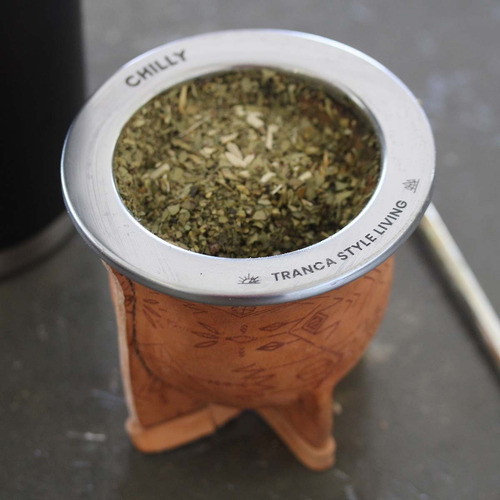 Imagen 4 de 10 de Mate Sur Indie + Bombilla Alpaca - Chilly By Tabaré