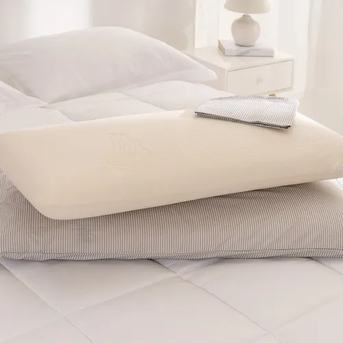 Almohada King Size Arredo Vicoelástica Fibra Banana Beige