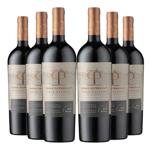 6 Vinos Casas Patronales Gran Reserva, Cabernet Sauvignon