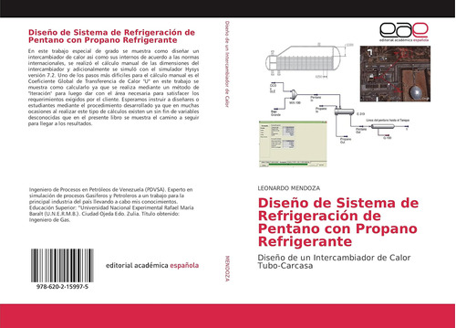 Libro: Diseño De Sistema De Refrigeración De Pentano Con Pro