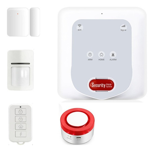 Alarma Inteligente, Wifi + Zigbee + Gsm | Kit Basico 