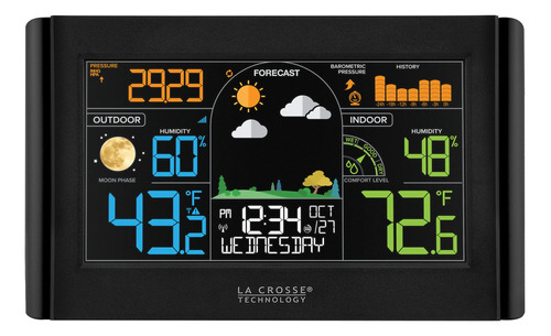 La Crosse Technology Estacin Meteorolgica Inalmbrica A Color