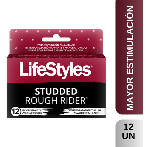 Lifestyles Studded-rough Rider X 12