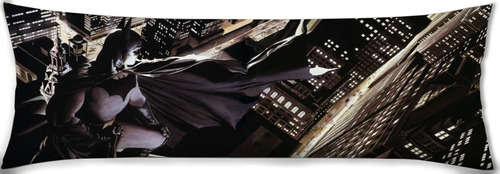 Cojin Almohada Artístico Batman Comic Noche Gotham 35x100cm