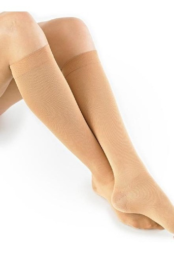 6  Pares Medias Velada Rodilla Libres Control Vena Varice