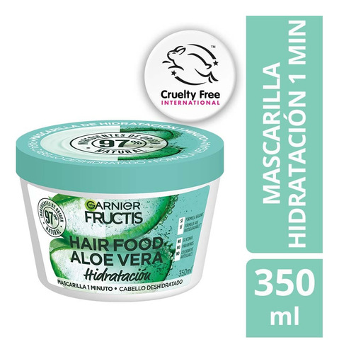 Crema De Tratamiento Hair Food Aloe 350 Ml Fructis