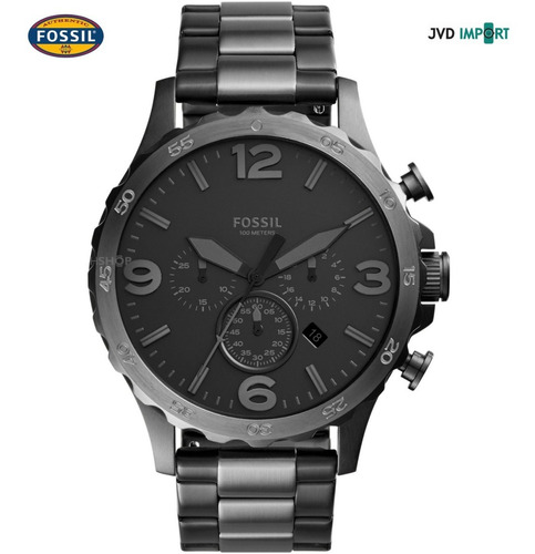 Reloj Fossil Nate Cronógrafo Jr1527 - 100% Nuevo 