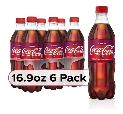 Coca-cola Cherry 6 Pack Botella 500ml Americana