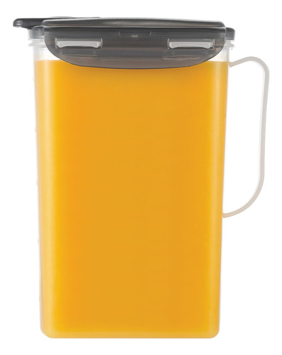 Jarra De Agua Para Refrigerador 1,89 Litros Color Gris