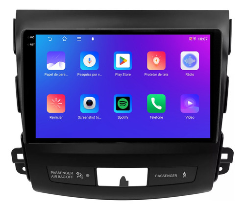 Multimidia Outlander 08/12 9p Android Carplay 4/64gb + Ré
