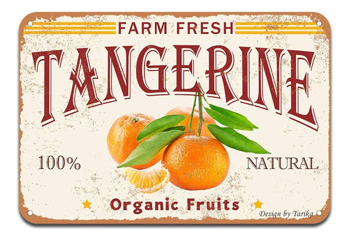 Farm Fresh Mandarina 100% Naturaleza Organica Fruta Hierro 