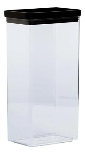 Pote para alimentos Paramount Lumini Black Kit 4 Potes