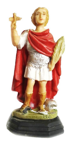 Figura Estatuilla De San Expedito 8 Cm - Resina - Irrompible